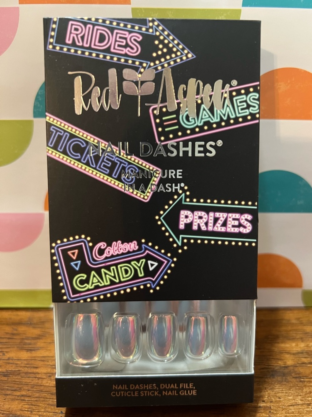 Cotton Candy Iridescent Nail Dashes - NEON LIGHTS & STARRY NIGHTS, NEEVE
